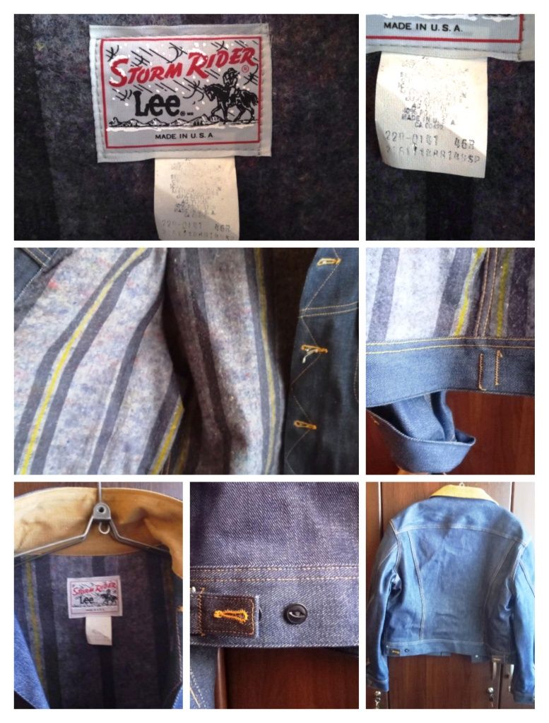 LEE STORM RIDER 46R Made in USA Из коллекции NEW
