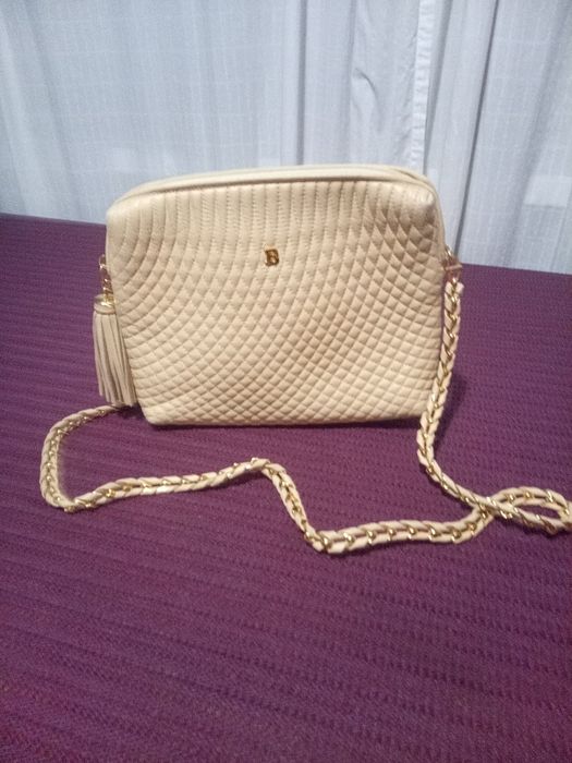 Bally Quilted Napa Tassel Chain Crossbody