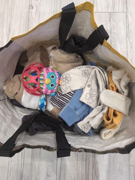 Torba ubrań dla niemowlaka