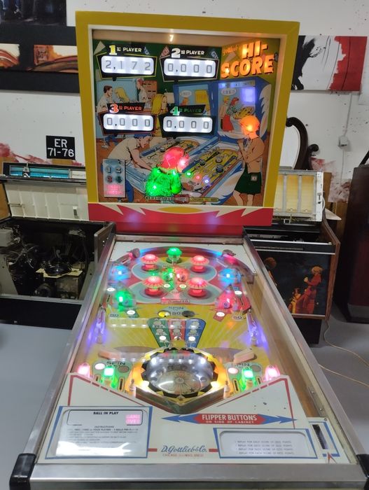 Máquina flipper electromecânica