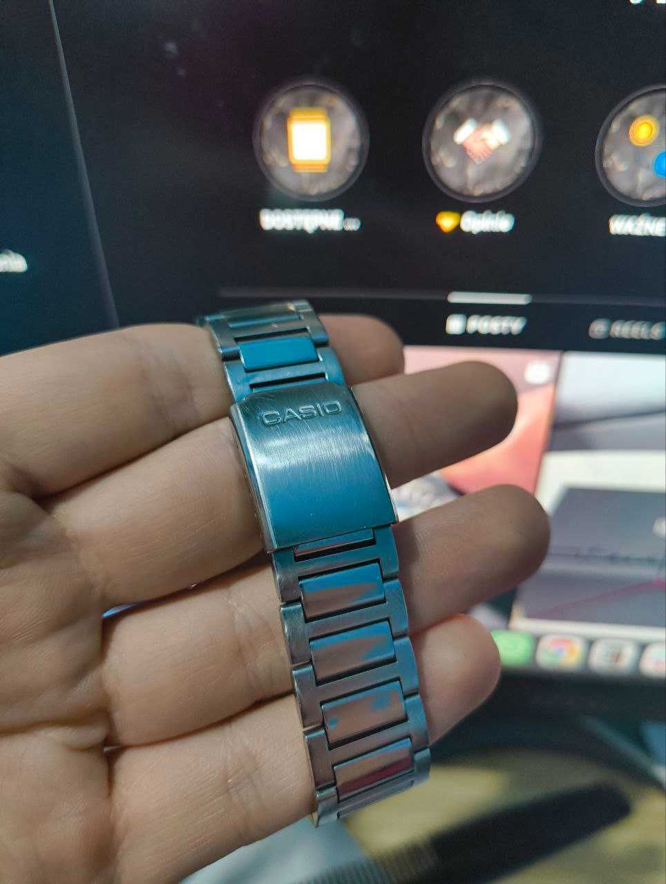 Zegarek męski Casio MTP-1370D-1A2V stalowy