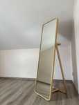 Lustro stojące 167x52 cm – drewniana rama, jak nowe