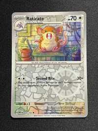 Carta Pokémon Raticate 20/165 Scarlet & Violet 151