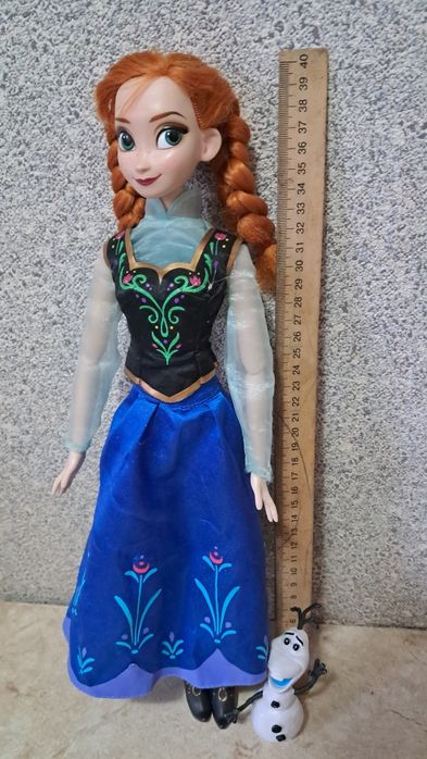 Кукла Disney Store Sings 40см Анна Холодное Сердце шарнирная озвученна