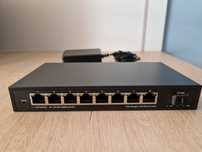 AMPCOM 2.5GbE przełącznik switch 8x2.5gbit + 10gbit SFP+ VLAN