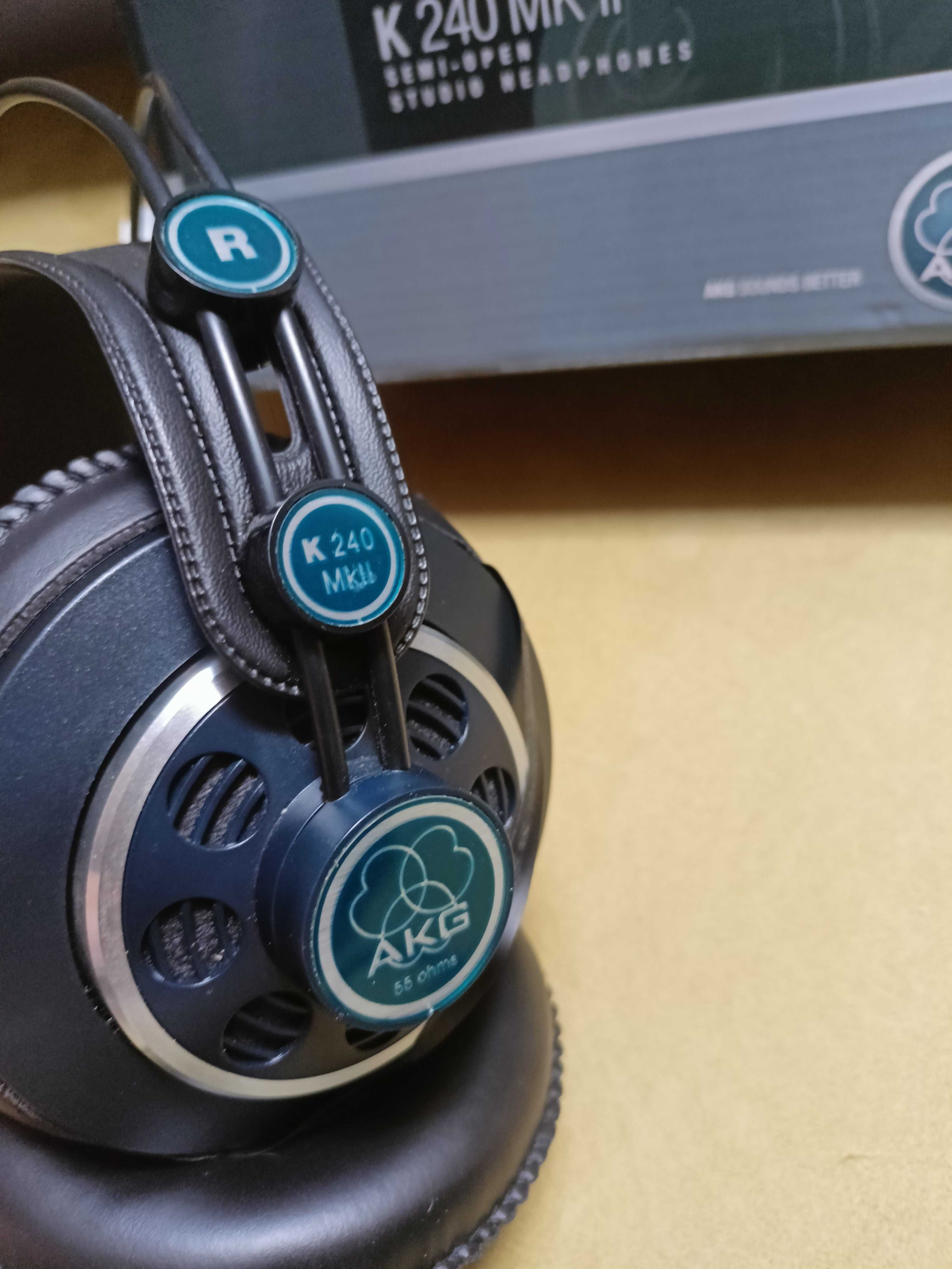 Słuchawki studyjne półotwarte AKG K240 MKII GWARANCJA