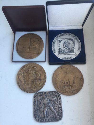 Medal kolekcjonerski 70 lat w służbie polskiego rybołówstwa morskiego