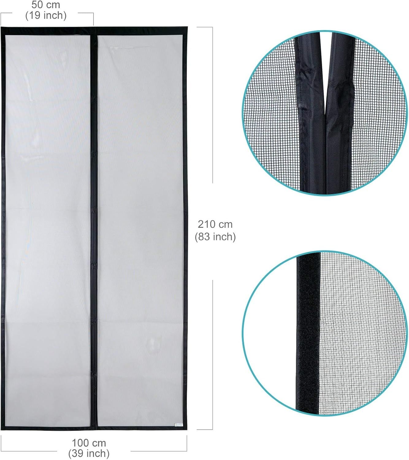 Wytrzymała moskitiera Apalus 100x210