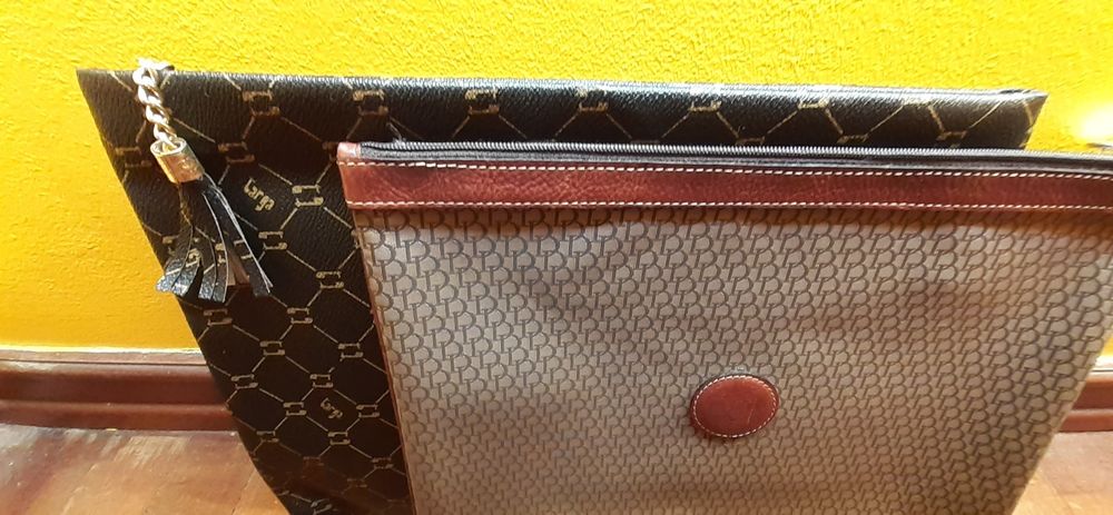 2 Pastas imitação de pele