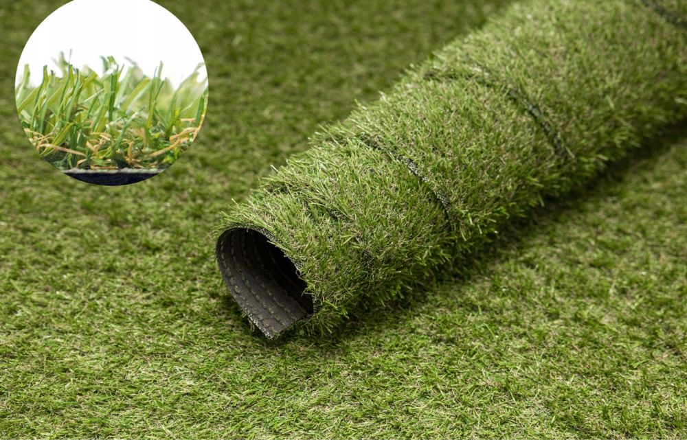 Sztuczna trawa 21mm wysokosci 1 metr szeroka