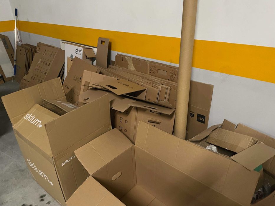 Caixas IKEA de cartão