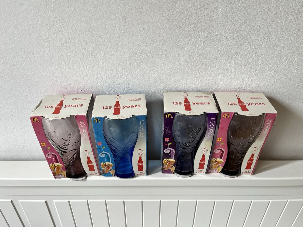 Szklanki cocacola