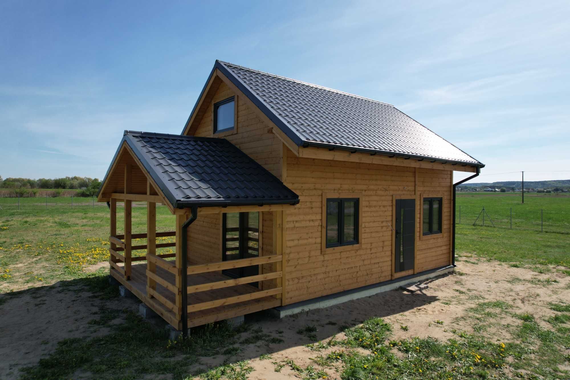 Domek Całoroczny 35m2+10m2 taras + kotłownia