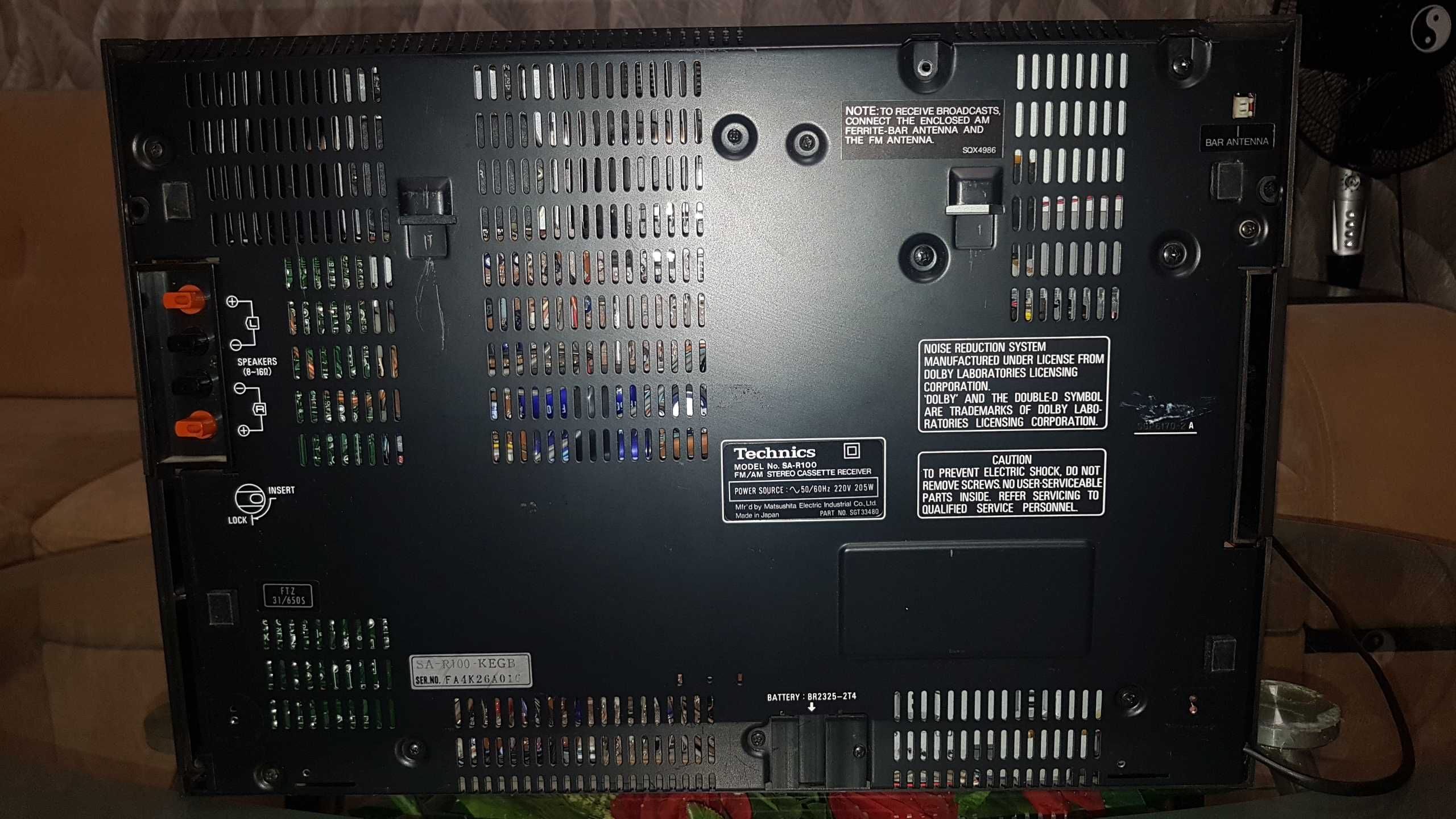 Кассетный ресивер Technics SA-R100 Hi-Fi stereo made in Japan