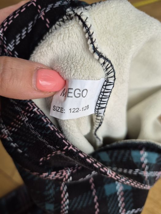 Getry dla dziewczynki ciepłe z meszkiem rozmiar 122-128