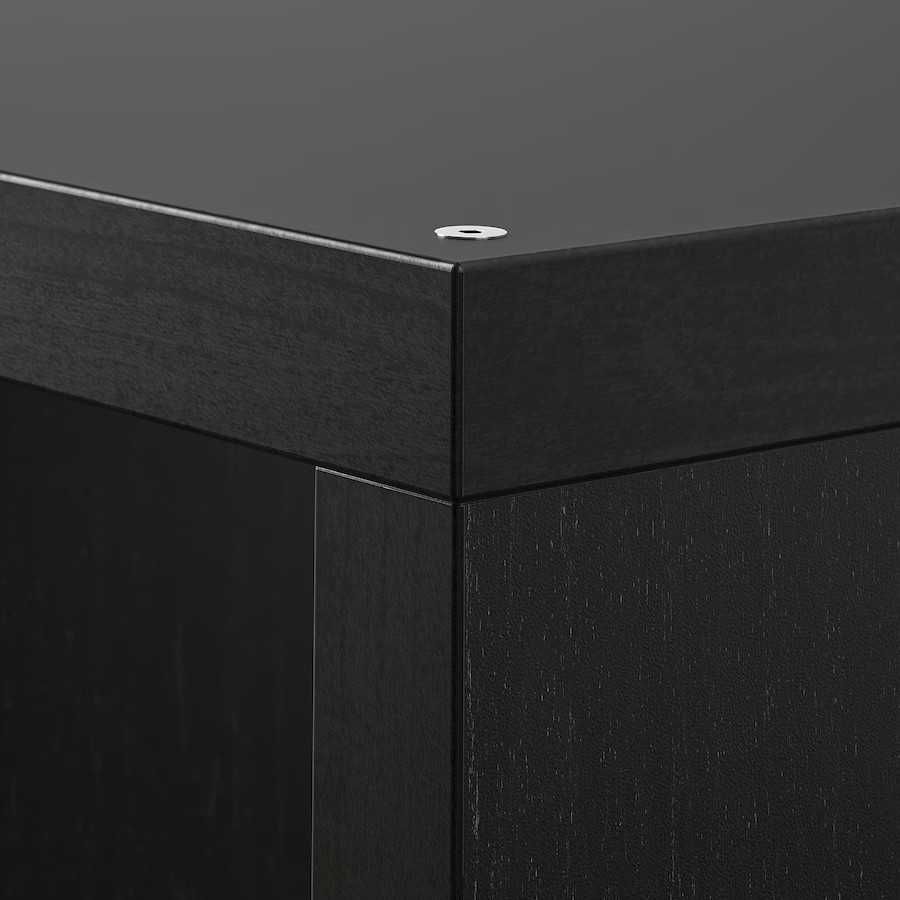 Półka Ikea KALLAX Regał, czarnobrąz, 42x147 IKea Nowy 2 szt