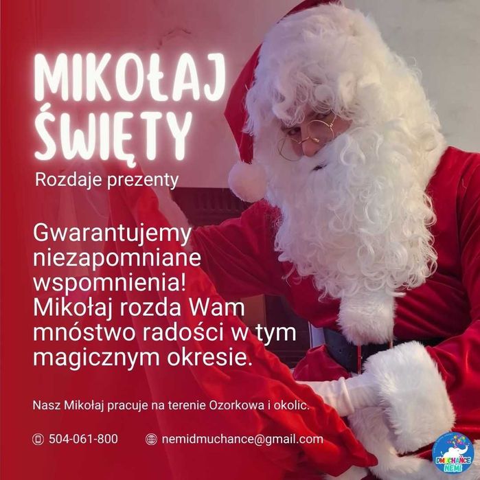 Święty Mikołaj Wizyta Mikołaja