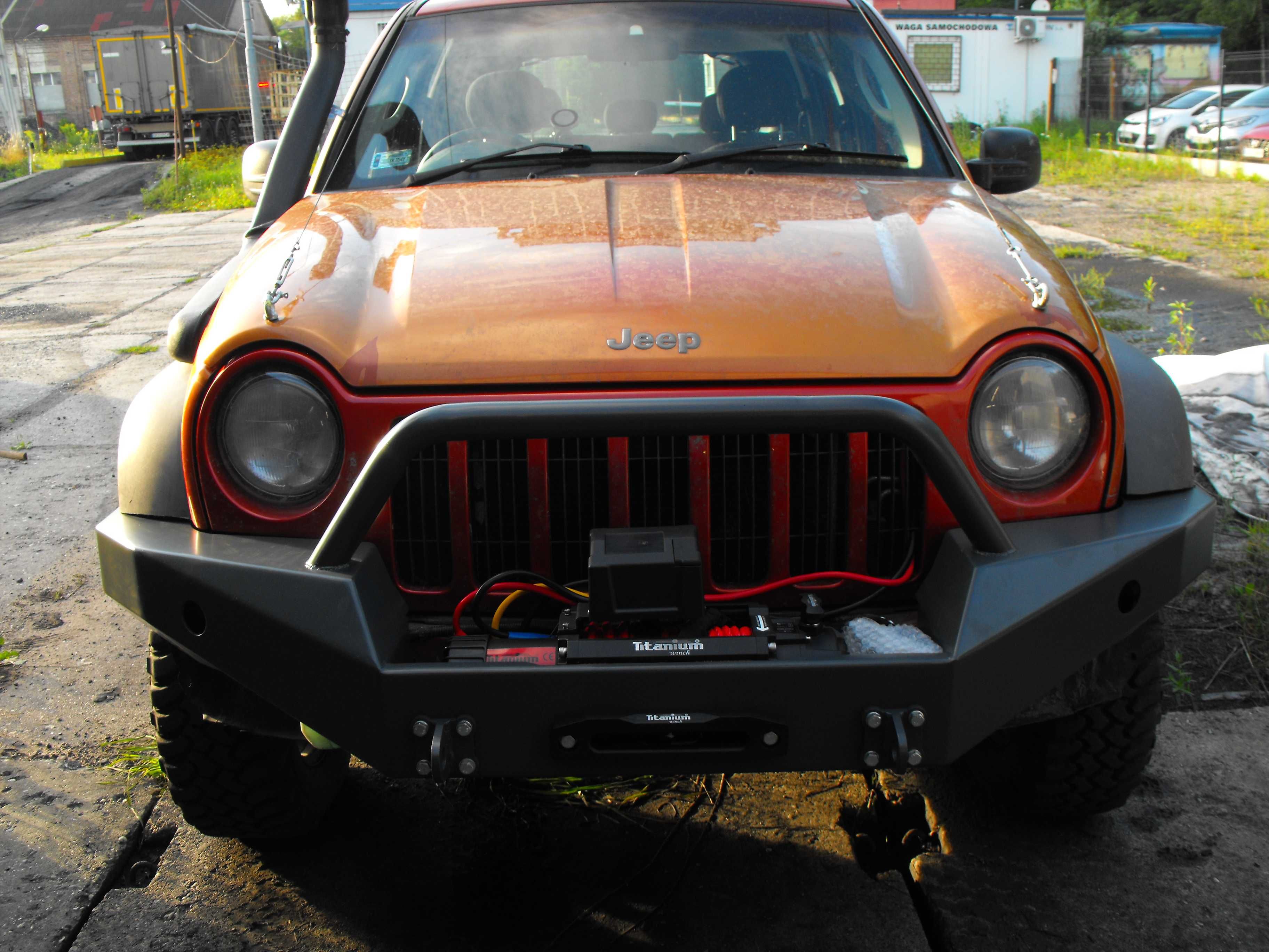 Zderzak stalowy Jeep Liberty KJ - przód / przedni