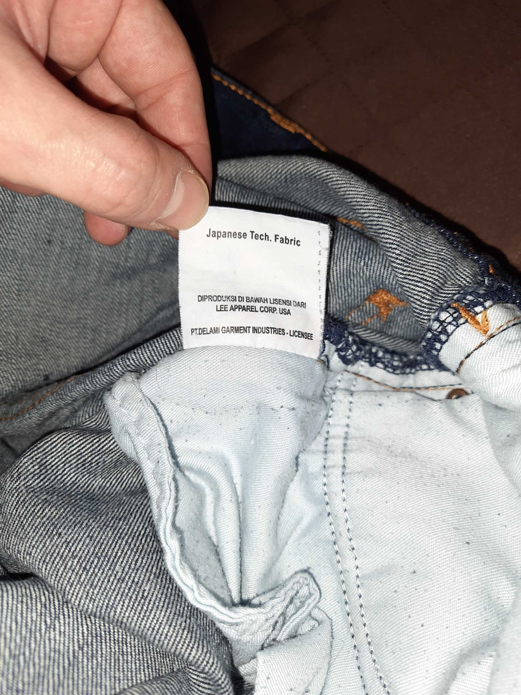 Мужской джинсовый костюм Lee (100% коттон) - джинсовая куртка + джинсы