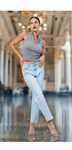 Jeansy mom fit Sinsay rozm 34 Nowe