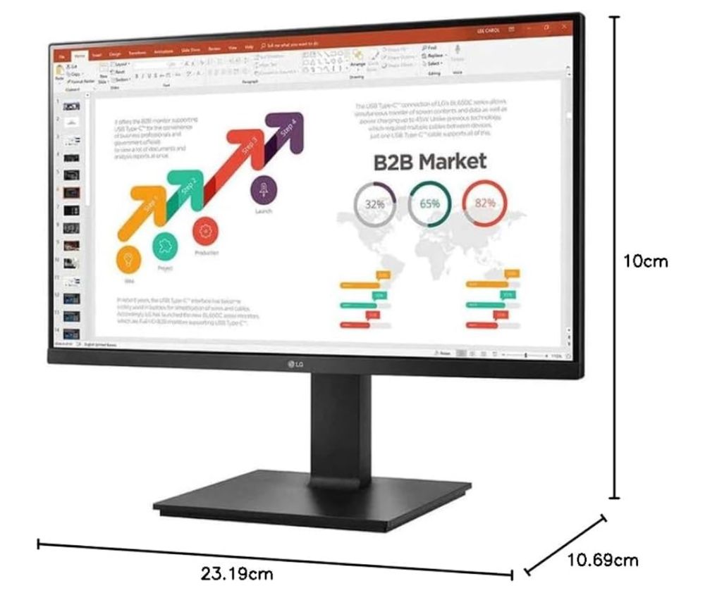 Monitor LG 24" 24BP450Y-B IPS, LED, Full HD