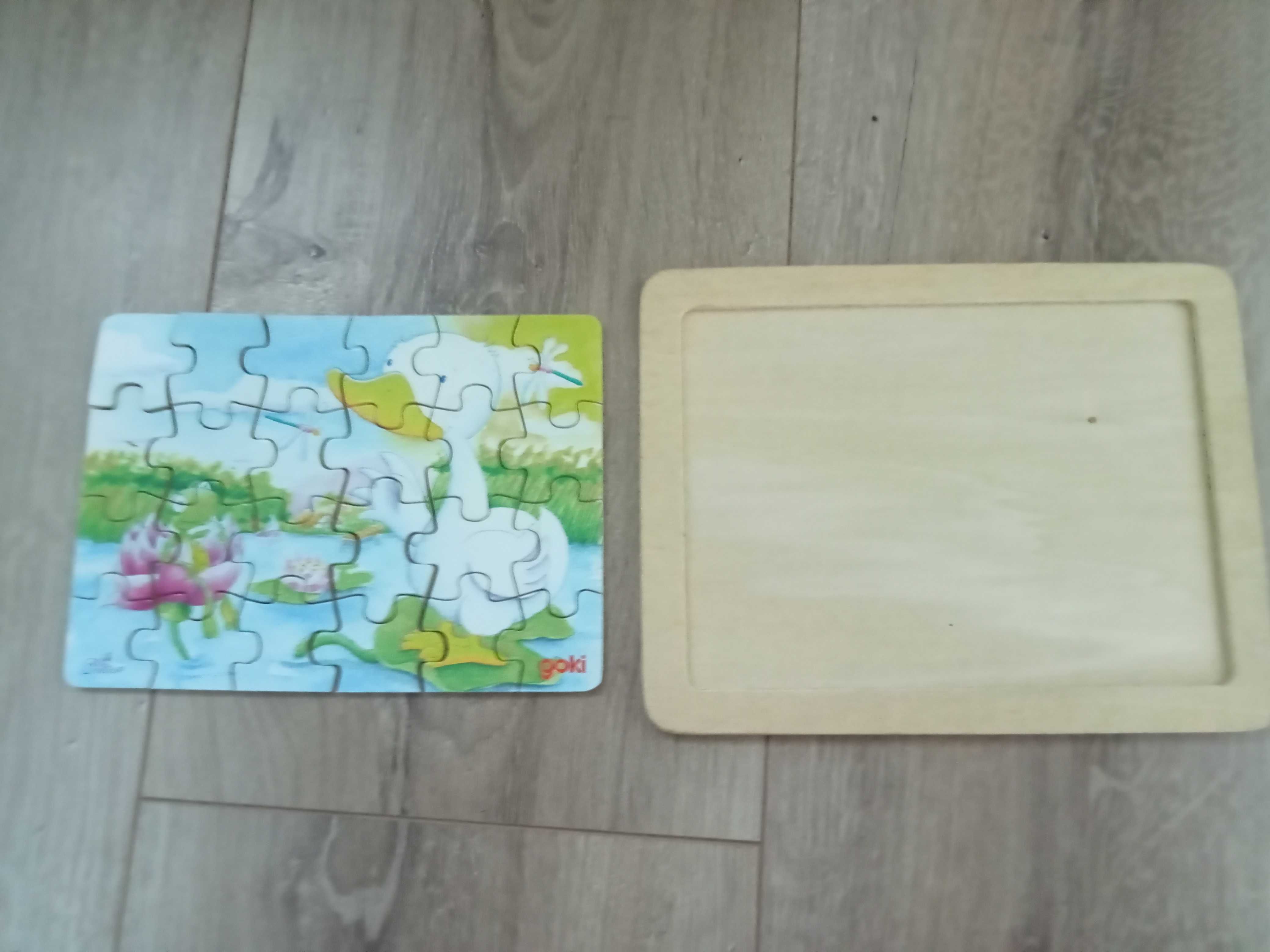 drewniane puzzle