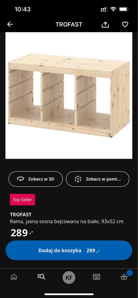 Szafka polka ikea trofast