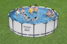 Piscina Steel Pro Max 16.015L + Bomba (457 ×122 cm) - BESTWAY