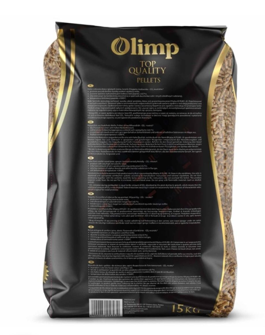 Pellet, pelet Olimp Stelmet 6mm, RATY, Dostawa gratis