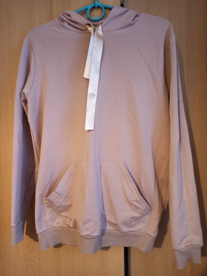 Bluza hoodie pudrowy róż