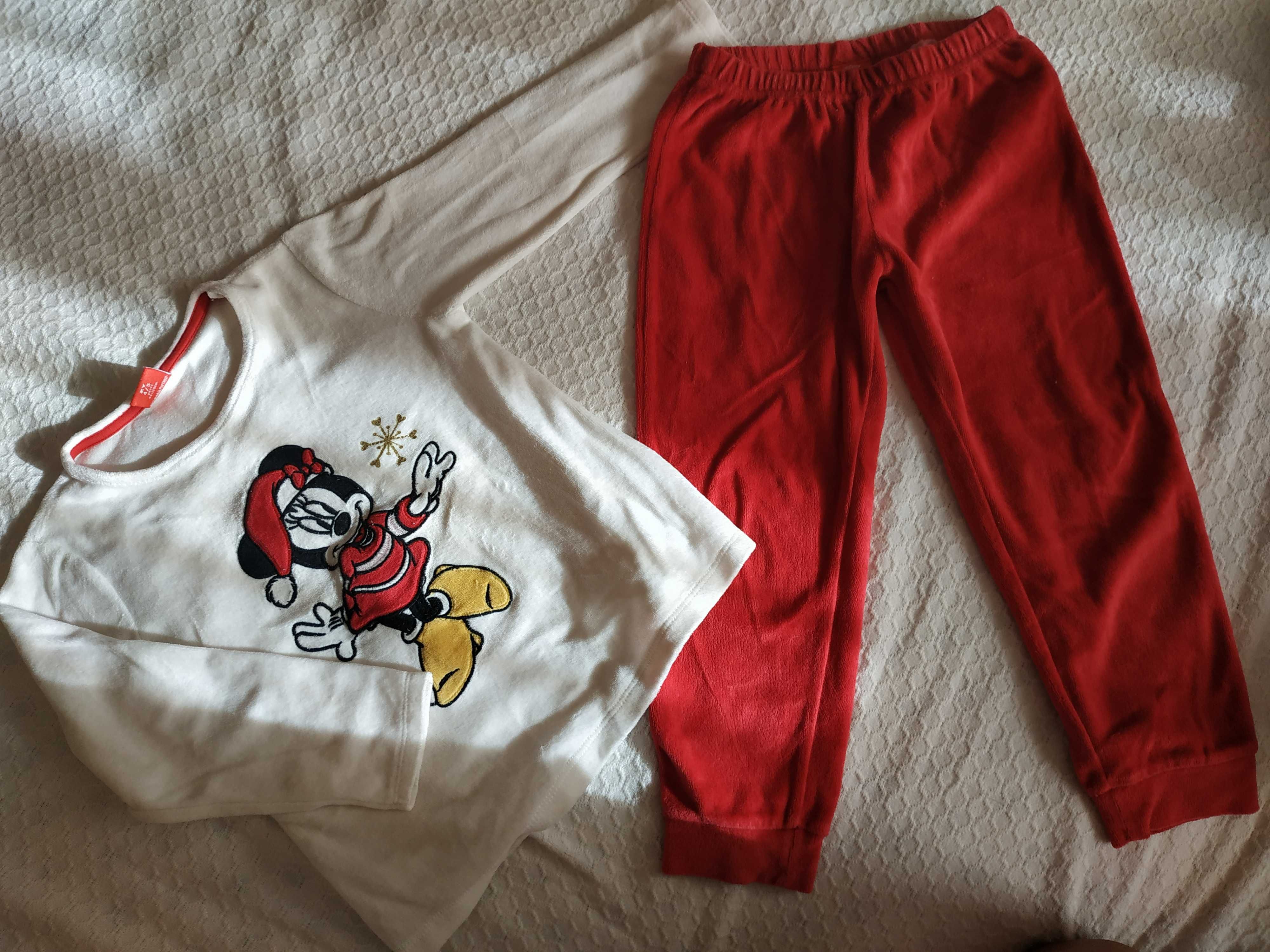 Pijama Minnie - tamanho 4-5 anos