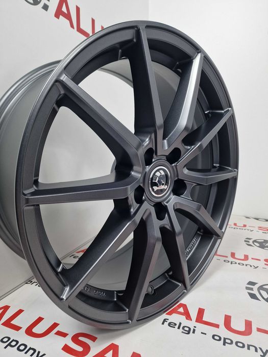 Nowe alufelgi SKODA 18" 5x112 KaroQ KodiaQ Octavia SuperB - Grafit