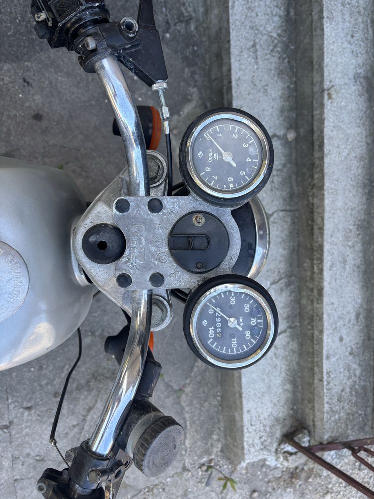 MZ ETZ 125 srebrna