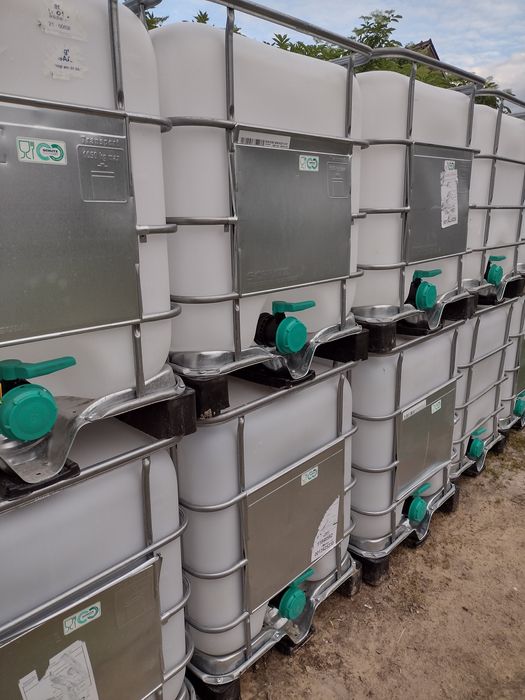 Zbiornik 1000l oraz 600l po spożywcze Mauzer Beczka Redukcją