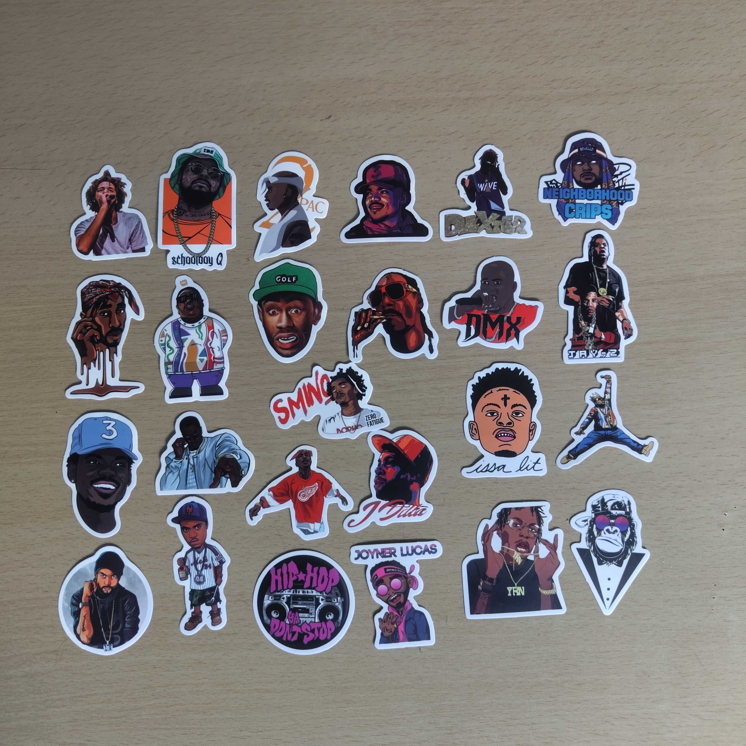 65 Autocolantes Stickers Hip Hop