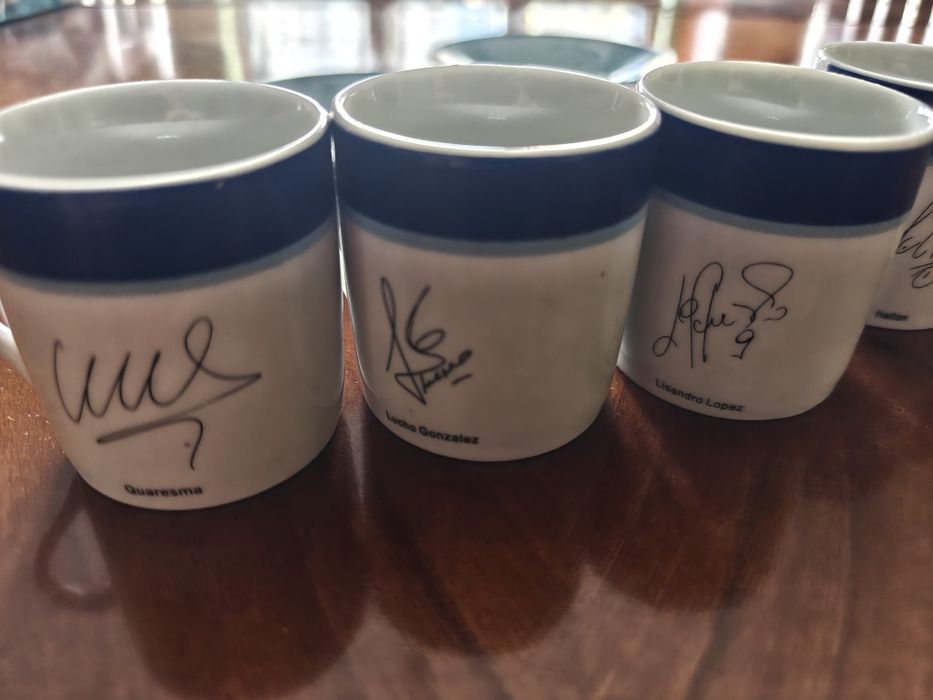 Chávenas de café assinadas FCPorto