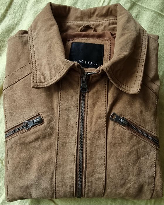 Kurtka Męska skórzana firmy Amisu rozm. S
