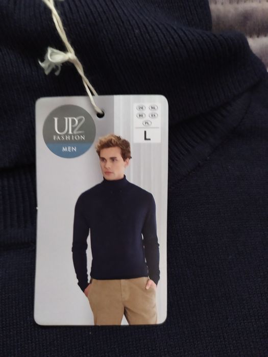 Nowy sweter męski Golf UP2 r. L