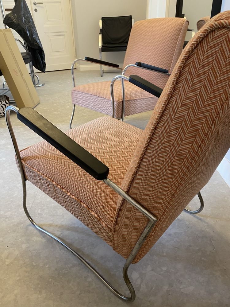 Fotel Zadziele, bauhaus, mid century, vintage design, Mucke Melder.