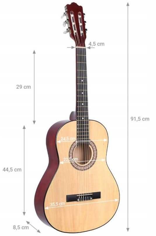 Gitara klasyczna IDEALNA do nauki dla początkujących OKAZJA
