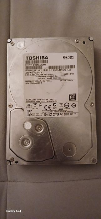 Внутренний жёсткий диск TOSHIBA FEB-2013 2.0TB SATA 6.0Gb/s