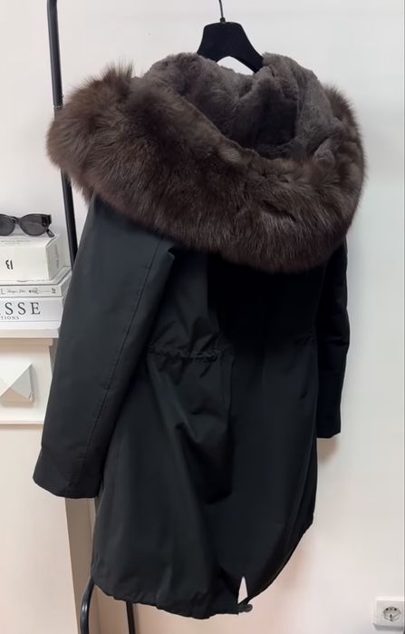 Парка с мехом зимняя