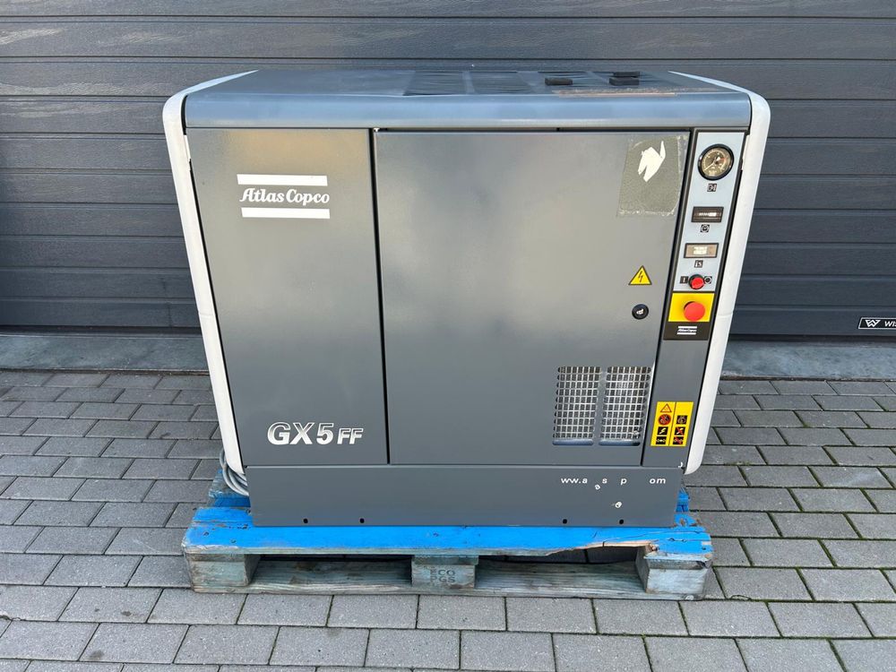 Kompresor  śrubowy ATLAS COPCO GA5 5.5kw 9.75 bar + OSUSZACZ