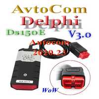 OBD Delphi DS150E V3.0 Диагностика AutoCom Сканер на двух/одна платах