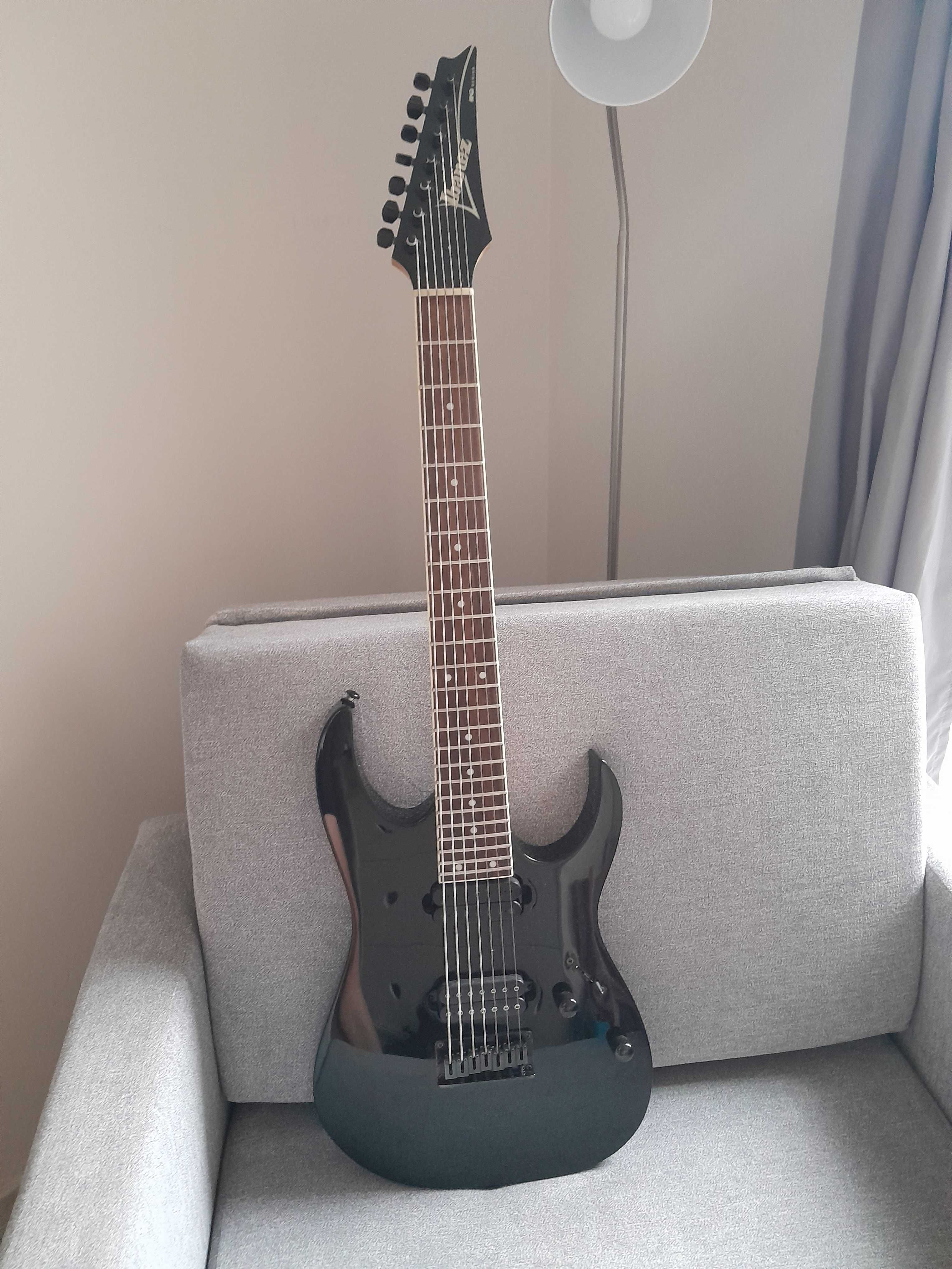 Ibanez RG7321, 7 strun, DiMarzio, Indonezja, Super Stan