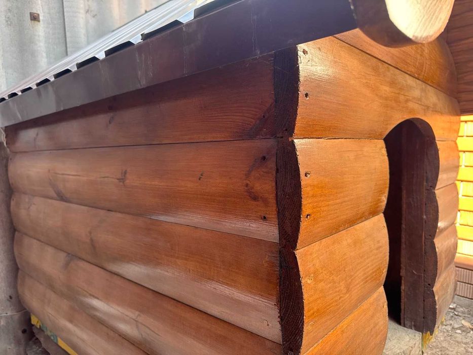 Будка дерев'яна для крупної собаки