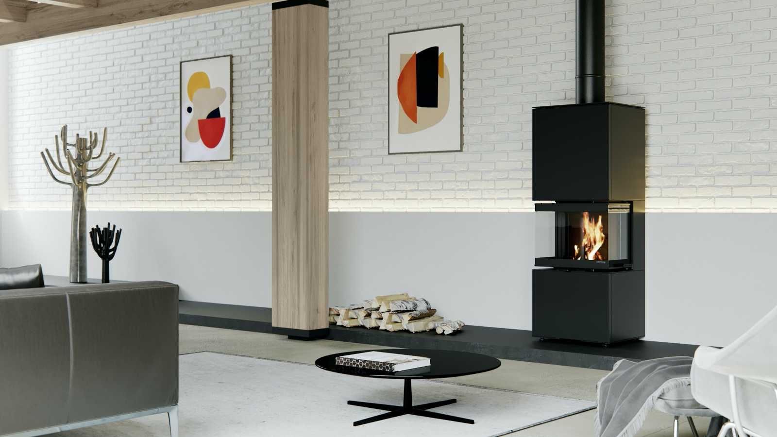 PROMOCJA Kominek Piecyk Wolnostojący INTRA XSM C VER. COMPACT 1 Defro