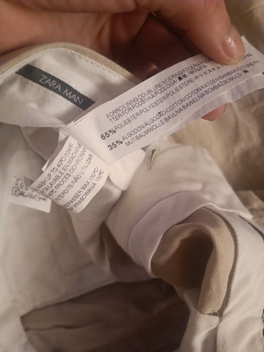 Spodnie męskie Zara