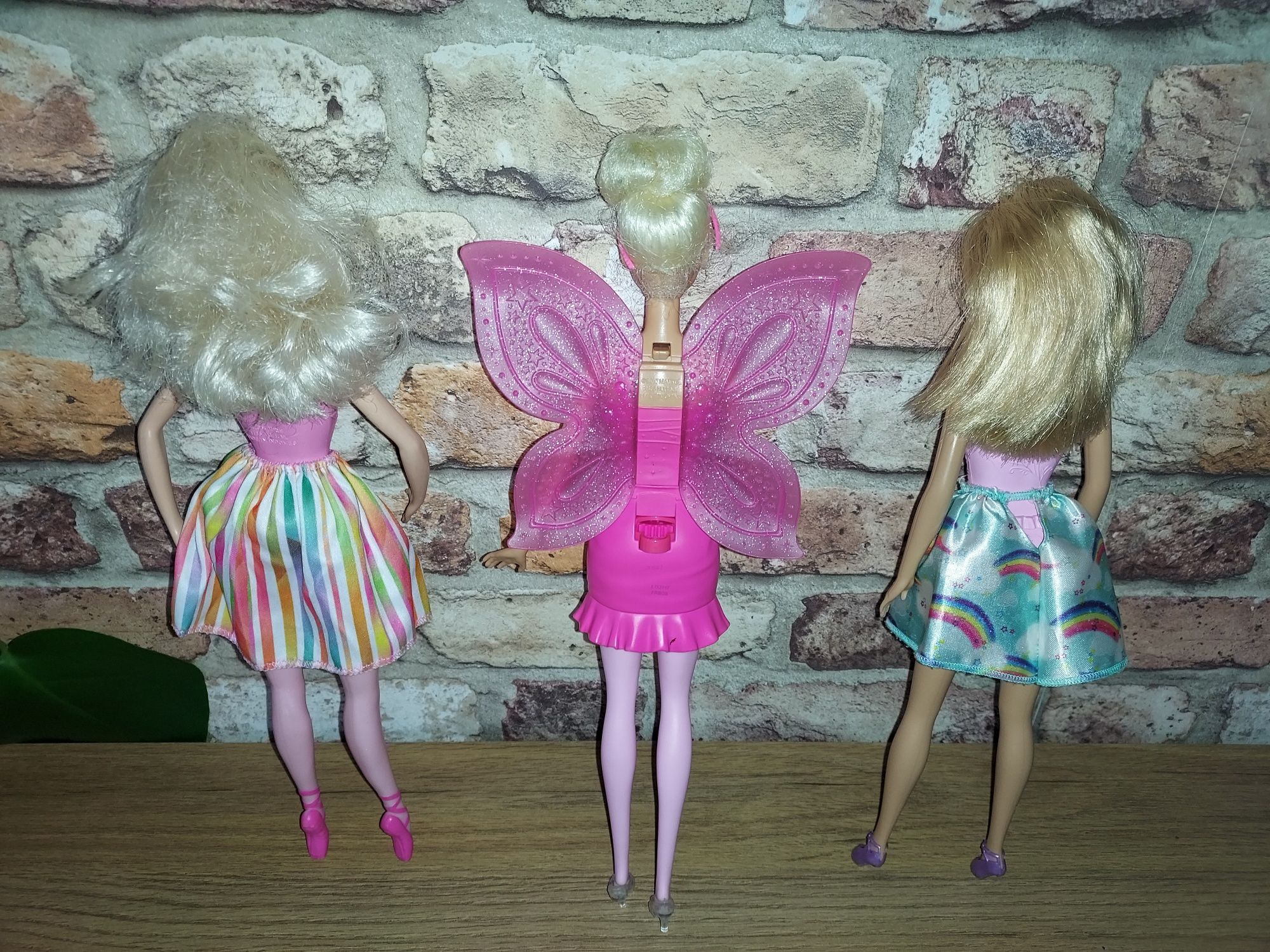 Zestaw trzech lalek Barbie oryginalne od Mattel