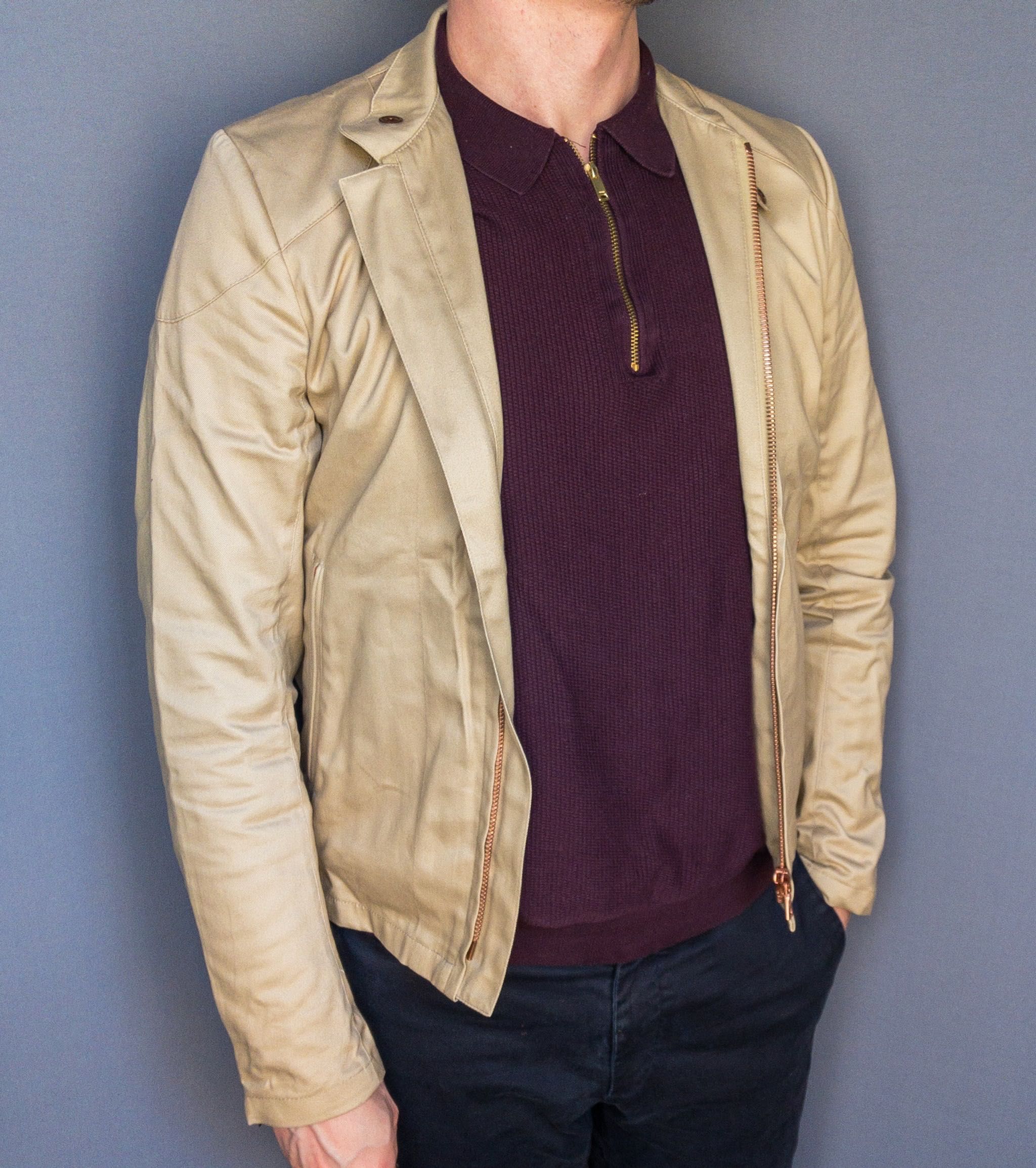 Private White V.C. Biker Jacket (bomber jacket), handmade in England